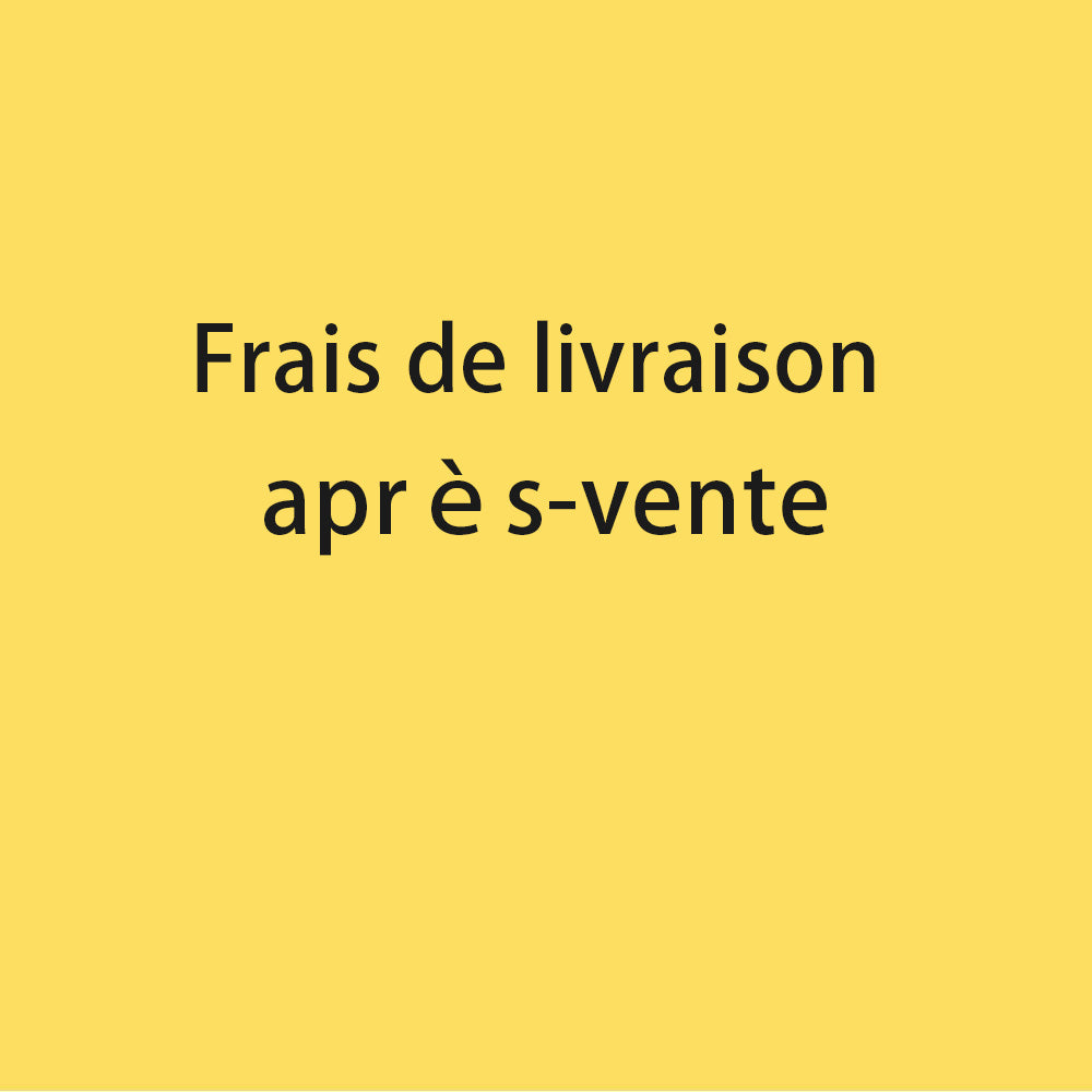 Frais de livraison après-vente