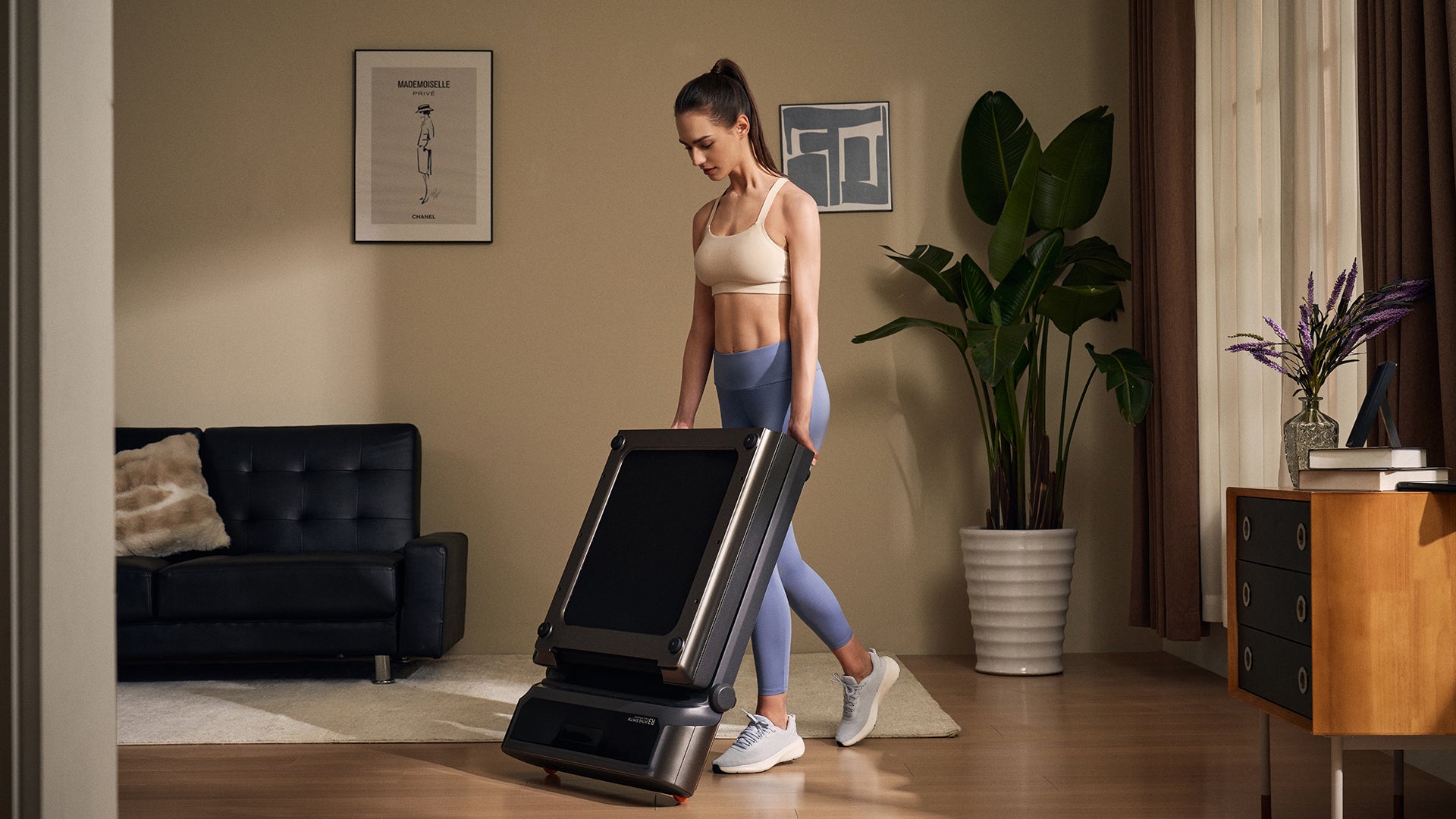 Charger la vidéo : WalkingPad A1 Pro Foldable under desk treadmill