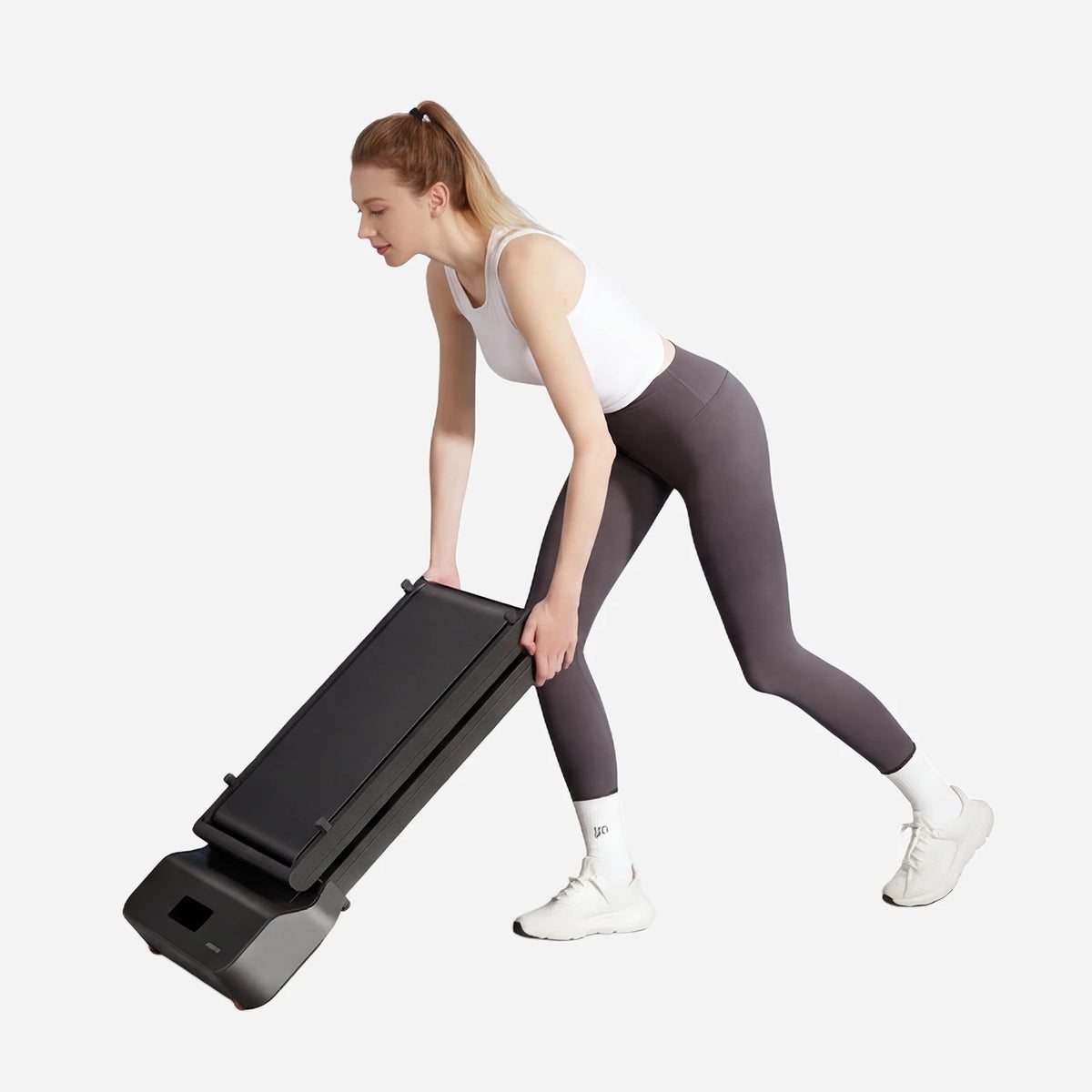 WalkingPad Z1 tapis de marche plié et déplié
