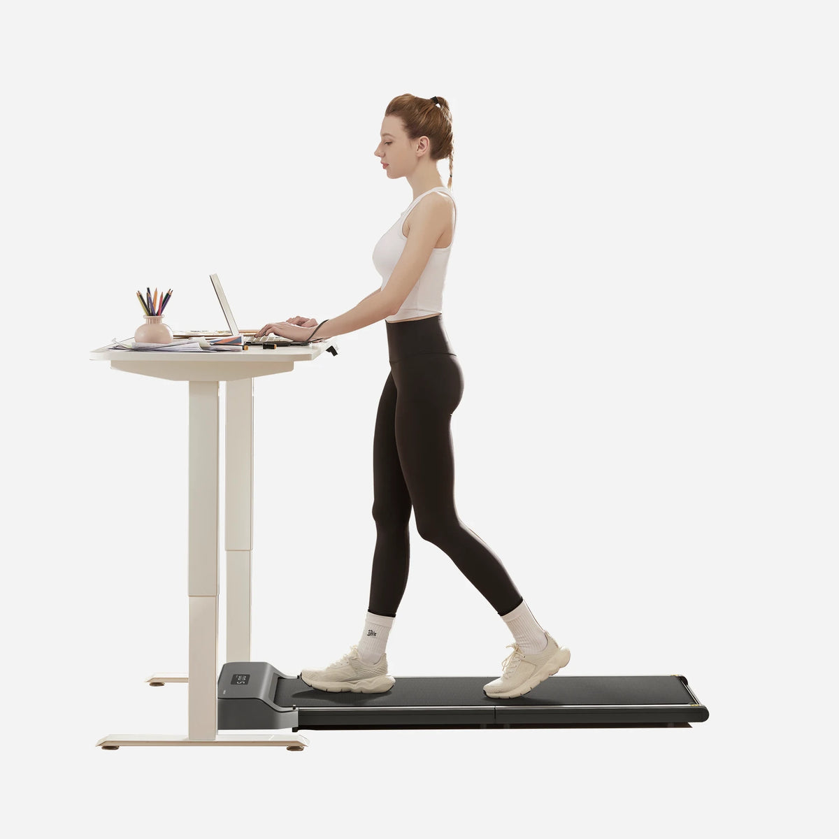 WalkingPad Z1 tapis de marche déplié et prêt à l’emploi