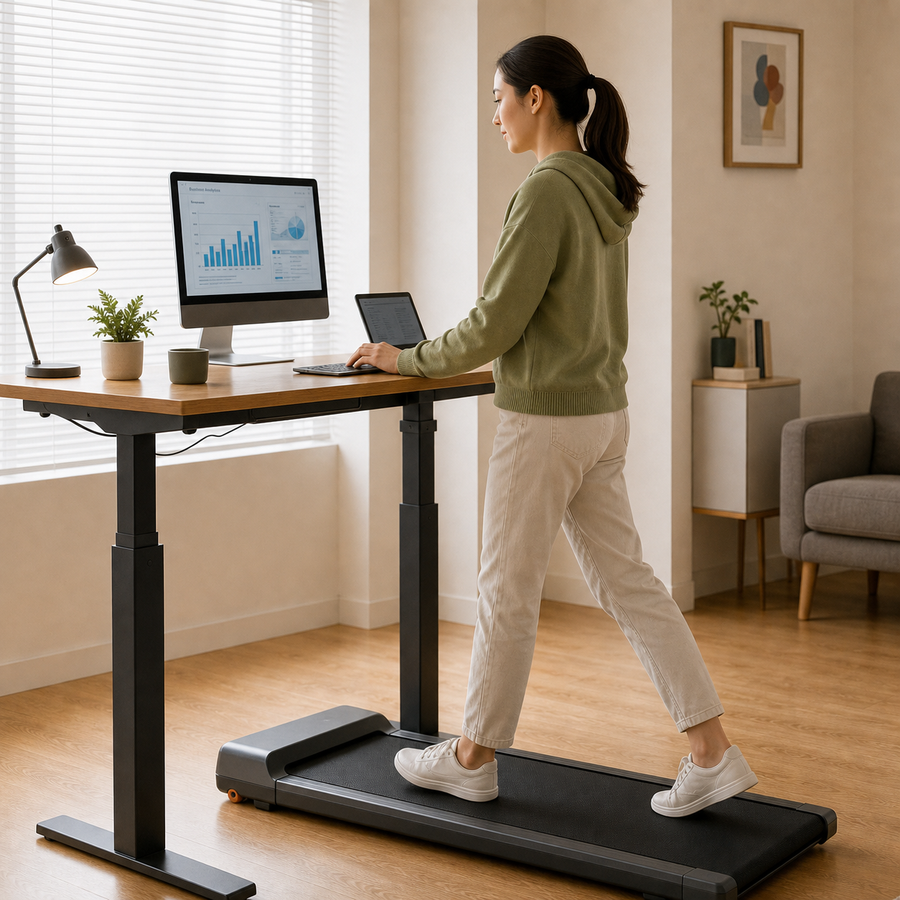 Commencer la journée avec WalkingPad P1