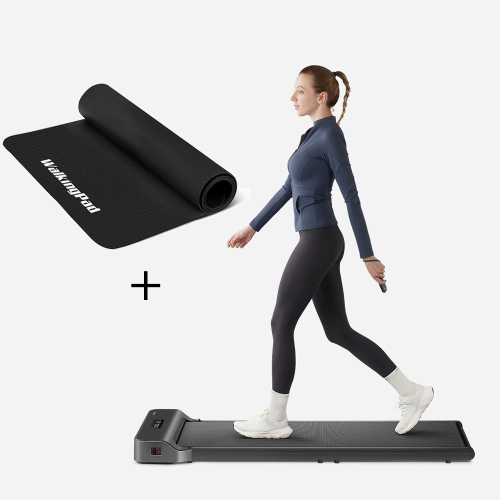 WalkingPad Z1 tapis de marche installé sur un tapis de sol
