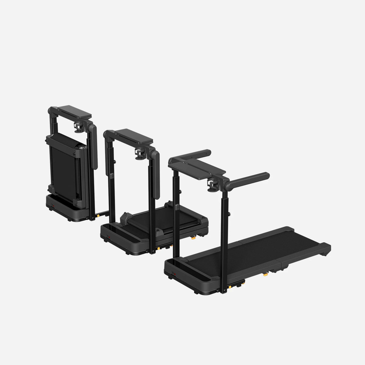 WalkingPad MX10 tapis de marche plié et déplié