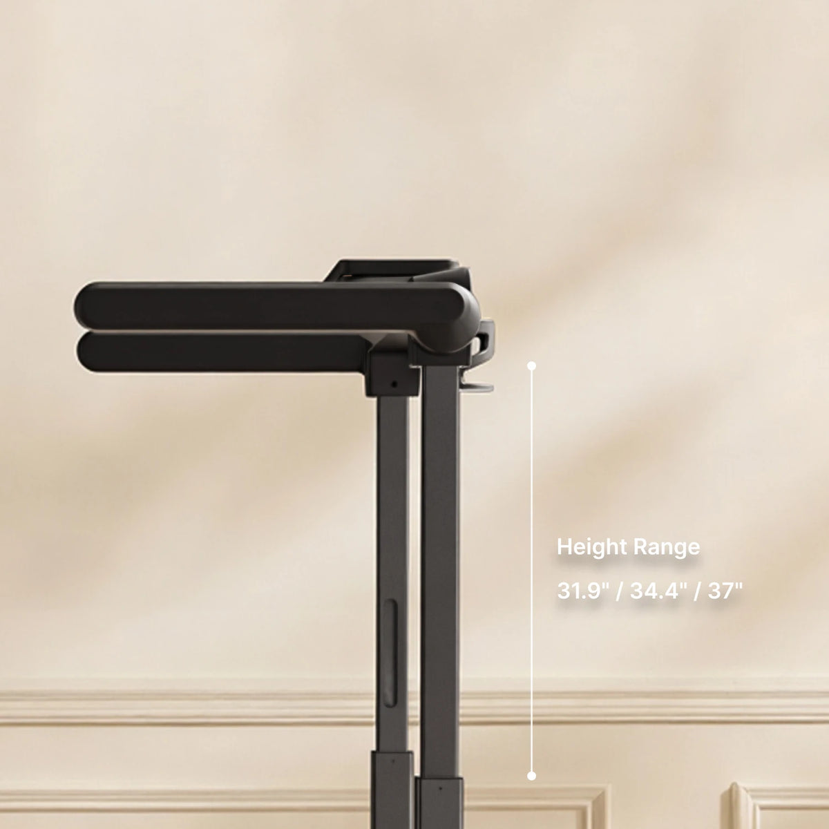 WalkingPad MX10 tapis de marche avec les mains courantes relevées