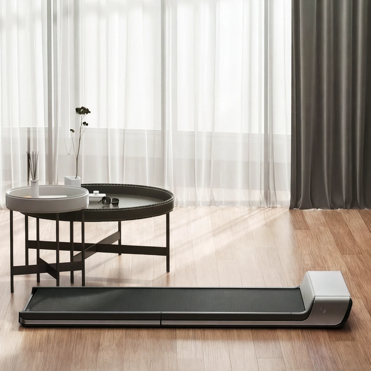 WalkingPad P1 tapis de marche déplié et prêt à l’emploi
